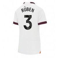 Ženski Nogometni dresi Manchester City Ruben Dias #3 Gostujoči 2023-24 Kratek Rokav